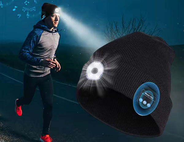 Cozy Bluetooth Beanie with Light